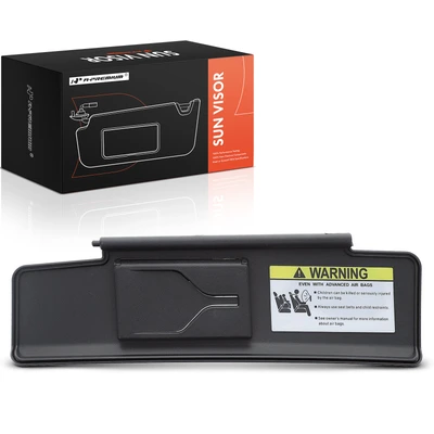 Driver Black Sun Visor with Mirror