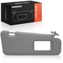 Front Passenger Gray Sun Visor with Mirror for 2008-2013 Toyota Highlander