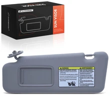 Front Driver Gray Sun Visor with Mirror for 2008-2013 Toyota Highlander