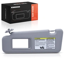 Front Driver Gray Sun Visor with Mirror for 2008-2013 Toyota Highlander