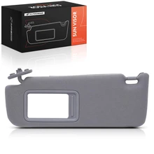 Front Driver Gray Extendable Sun Visor with Mirror for 2012-2017 Toyota Camry