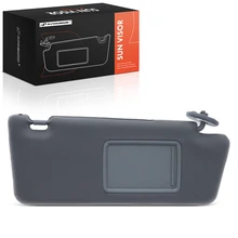Front Passenger Gray Sun Visor with Light & Mirror for 2008-2013 Toyota Highlander