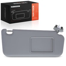 Front Passenger Gray Sun Visor with Vanity Light & Mirror for 2006-2013 Toyota RAV4