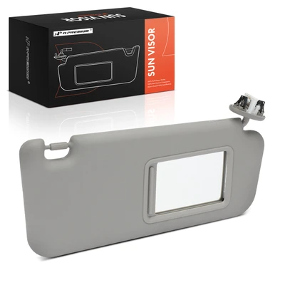 Passenger Gray Sun Visor with Mirror