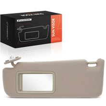 Driver Beige Sun Visor with Mirror for 2012-2017 Toyota Camry