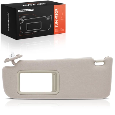 Driver Beige Sun Visor with Mirror for Toyota Camry 2012-2017