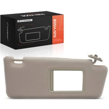 Front Passenger Beige Sun Visor with Mirror & Light for 2008-2013 Toyota Highlander