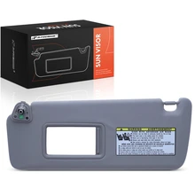 Front Driver Gray Sun Visor with Mirror for 2004-2007 Toyota Highlander