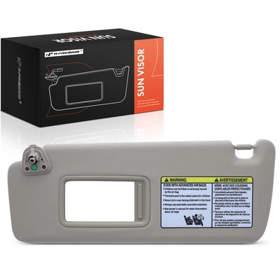 Driver Black Sun Visor with Mirror