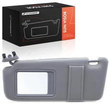 Front Driver Gray Sun Visor with Mirror &Card Saver for 2007-2011 Toyota Camry