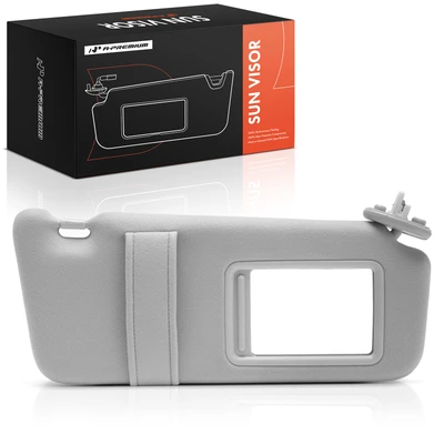 Passenger Gray Sun Visor with Light & Mirror