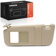Driver Beige Sun Visor with Light & Mirror for 2009-2016 Toyota Venza