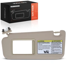 Front Driver Beige Sun Visor with Mirror & Light for 2010-2012 Toyota RAV4