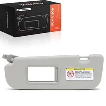 Driver Gray Sun Visor with Mirror & Card Holder for 2011-2015 Hyundai Elantra