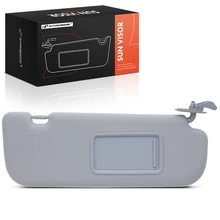 Passenger Gray Sun Visor with Mirror & Card holder for 2011-2015 Hyundai Elantra