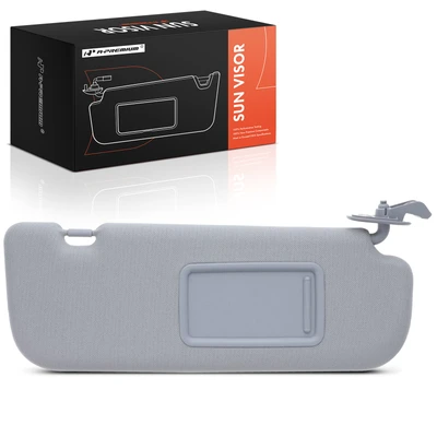 Passenger Gray Sun Visor with Mirror & Card holder