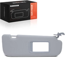 Passenger Gray Sun Visor with Mirror & Card holder for 2011-2015 Hyundai Elantra