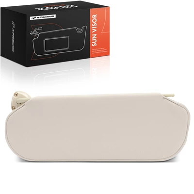 Front Driver Beige Sun Visor