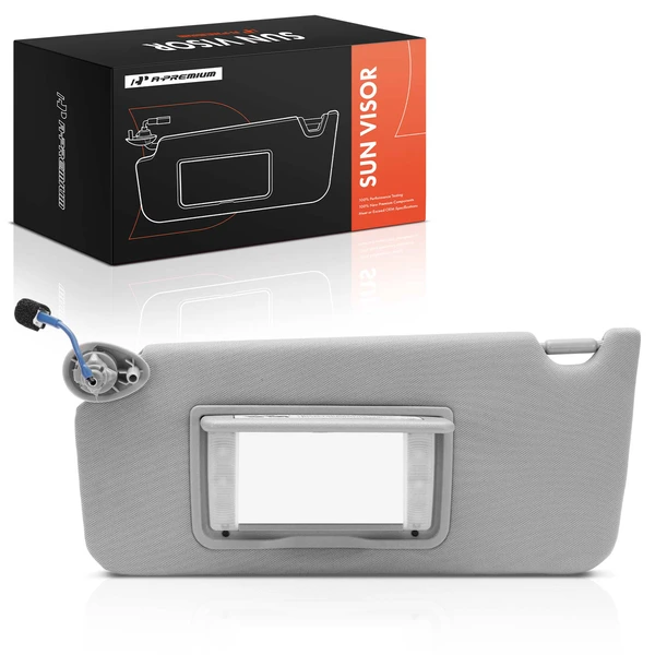 Driver Beige Sun Visor with Mirror & Light for Honda Accord 2008-2012