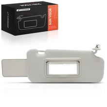 Passenger Gray Extendable Sun Visor with Mirror & Light for 2009-2014 Nissan Murano