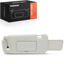 Driver Gray Extendable Sun Visor with Mirror & Light for 2009-2014 Nissan Murano