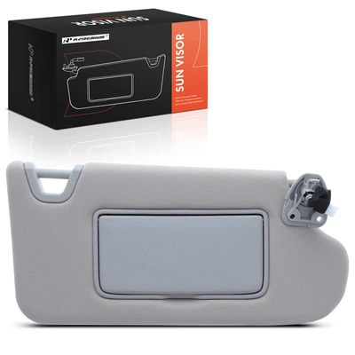 Passenger Gray Sun Visor with Mirror & Light