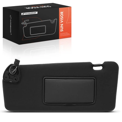 Driver Black Sun Visor with Light & Mirror