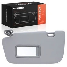 Front Driver Gray Sun Visor Sunvisor with Mirror