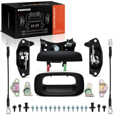 Tailgate Hardware Rebuild Kit with Cable