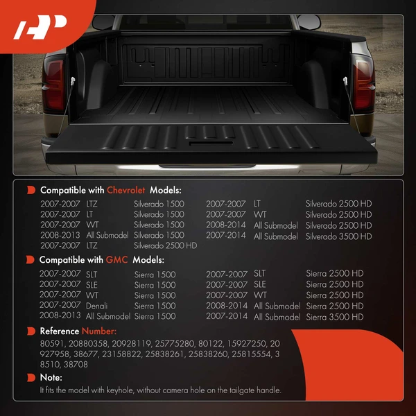 A-Premium APTARK049 Tailgate Hardware Rebuild Kit