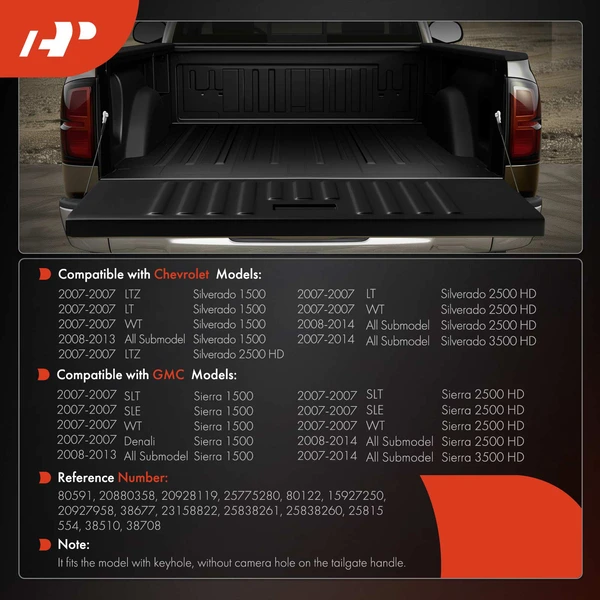 A-Premium APTARK050 Tailgate Hardware Rebuild Kit