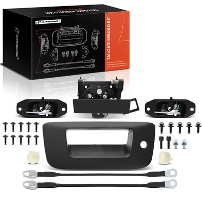 Metal Tailgate Hardware Rebuild Kit with Cable