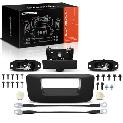 Metal Tailgate Hardware Rebuild Kit with Cable