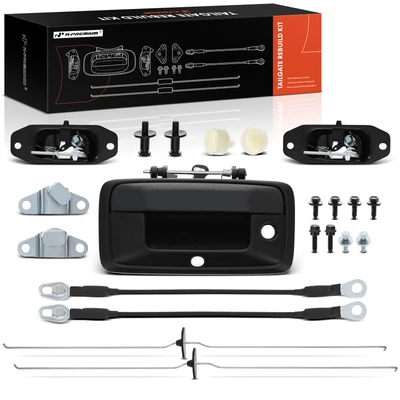 Metal Tailgate Hardware Rebuild Kit with Cable & Rod