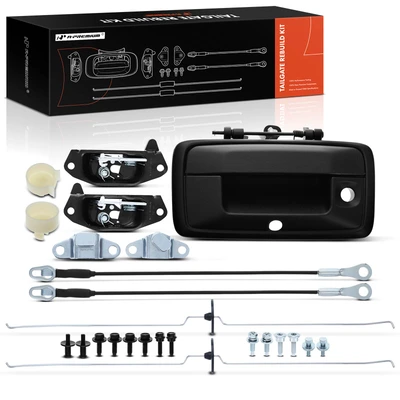 Metal Tailgate Hardware Rebuild Kit with Cable & Rod