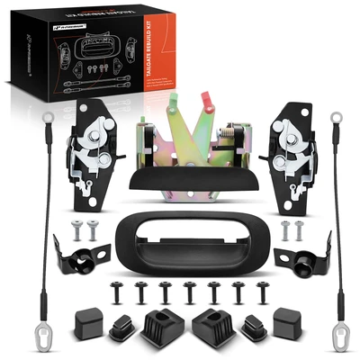Tailgate Hardware Rebuild Kit with Cable