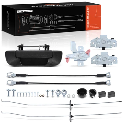 Tailgate Hardware Rebuild Kit with Rods