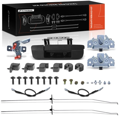 26 Pcs Tailgate Hardware Rebuild Kit with Cable & 2 Rods