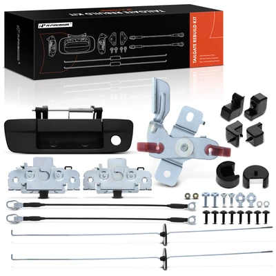 Metal Tailgate Hardware Rebuild Kit with Cable & 2 Rods