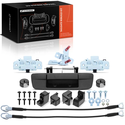 Metal Tailgate Hardware Rebuild Kit with Cable