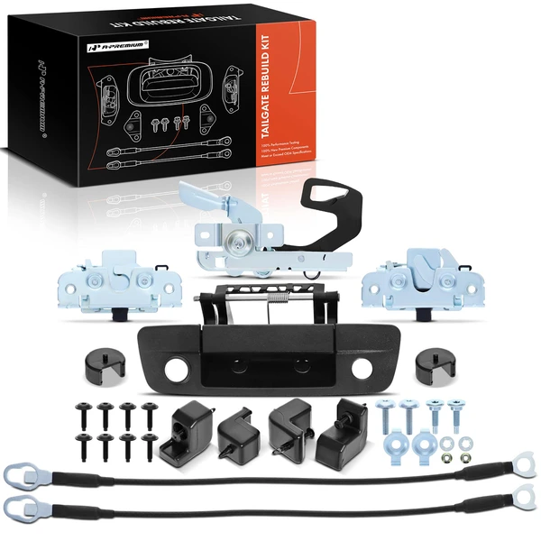 Tailgate Hardware Rebuild Kit with Cable for 2009-2010 Dodge Ram 1500