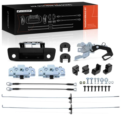 Metal Tailgate Hardware Rebuild Kit with Cable & Rod