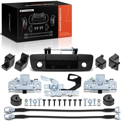 Metal Tailgate Hardware Rebuild Kit with Cable