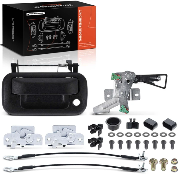 Tailgate Hardware Rebuild Kit with Cable for Ford F-150 2004-2014 Lincoln Mark LT