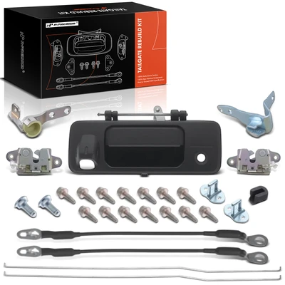 Tailgate Hardware Rebuild Kit with Cable & Rod
