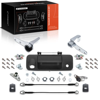 Tailgate Hardware Rebuild Kit with Cable & Keyhole