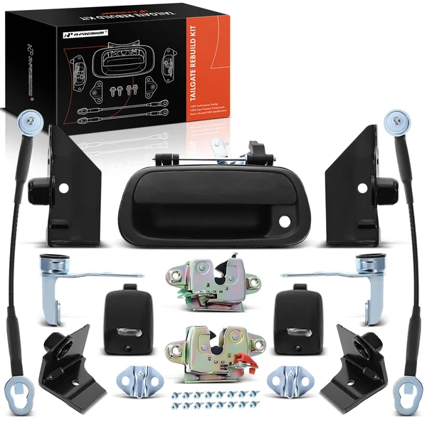 Tailgate Hardware Rebuild Kit with Cable for 2000-2006 Toyota Tundra