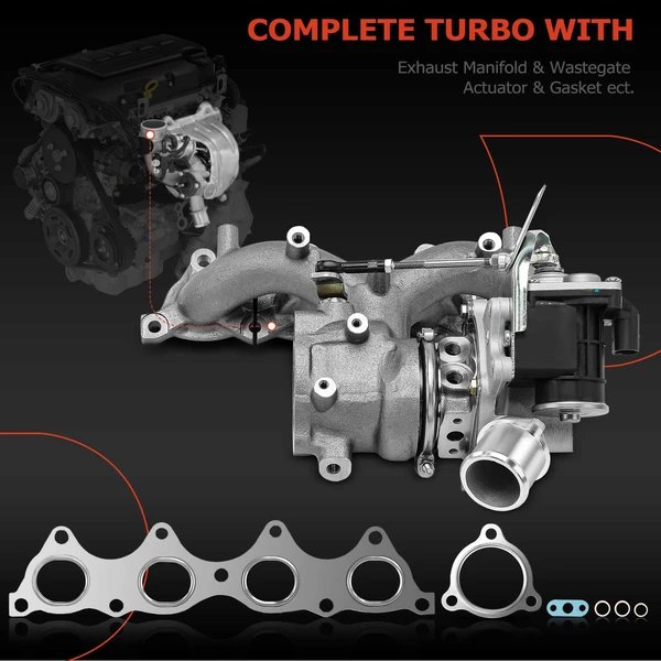 Turbocharger, B01G Model, G4FJ Engine, A-Premium APTBC140