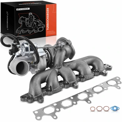 Turbo Turbocharger with Exhaust Manifold