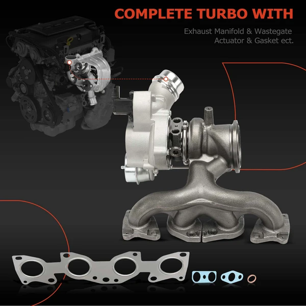 Turbocharger, K03 Model, A-Premium APTBC181